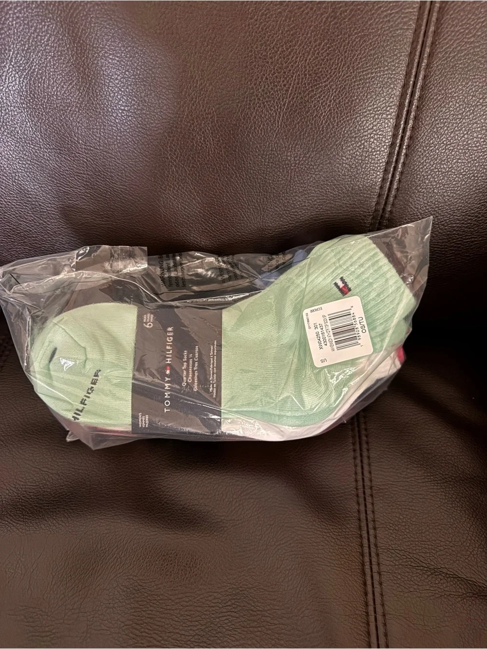 Six Pair Tommy Hilfiger Women’s Quarter Ankle Socks in Assorted Colors